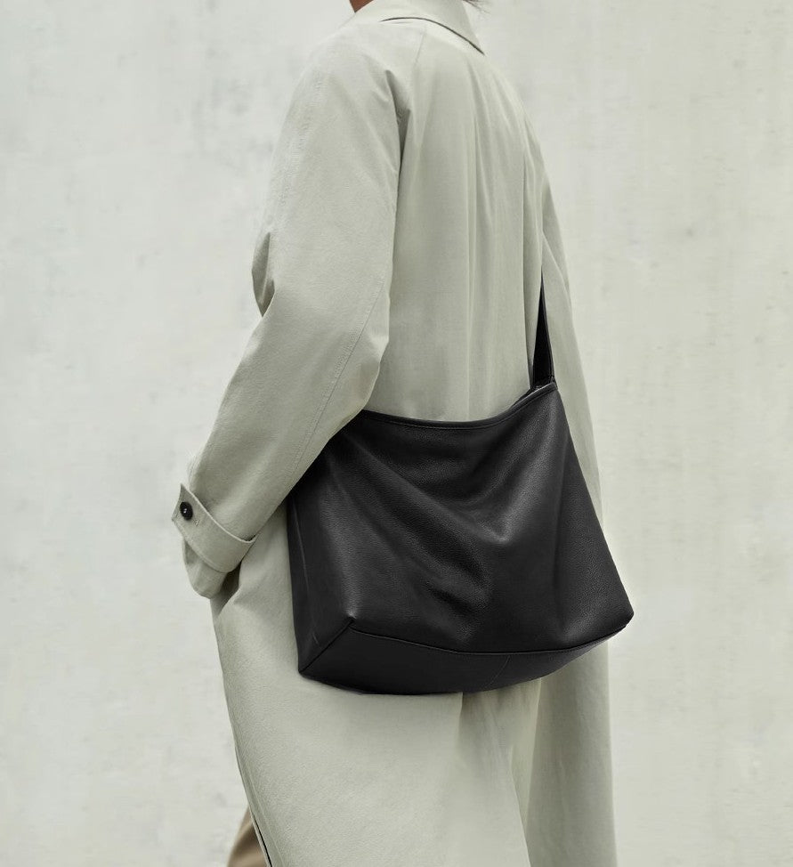 Women's Casual One-Shoulder Crossbody Bag – PU Leather Soft Satchel