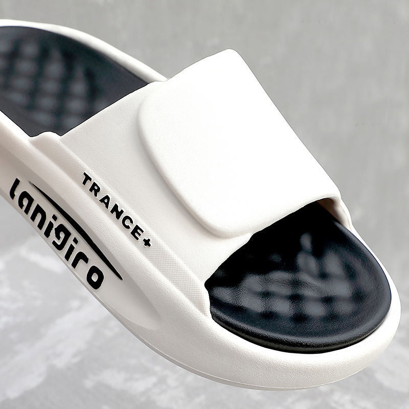 Unisex Non-Slip Indoor Slippers | Waterproof PVC Bathroom Home Shoes