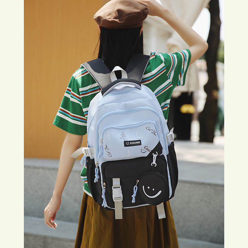 Lightweight High-Capacity Waterproof Backpack with Coin Pocket - 56-75L Travel Backpack for Students