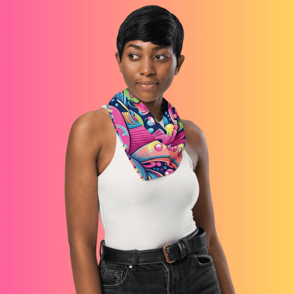 Vibrant Abstract Bandana for Raves and Festivals