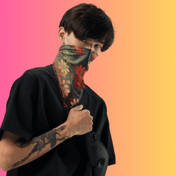 Vibrant Hippie Bandana for Raves & Festivals – Dance to the Beat!