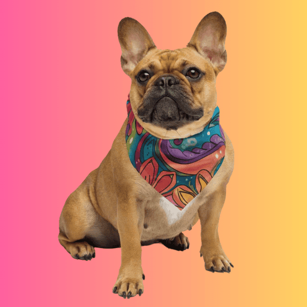 Vibrant Funky Hippie Bandana for Raves and Festivals