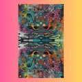 Vibrant Polyester Festival Flag for EDM and Rave Culture