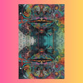 Psychedelic Festival Flag - Vibrant EDM Rave Wall Decor