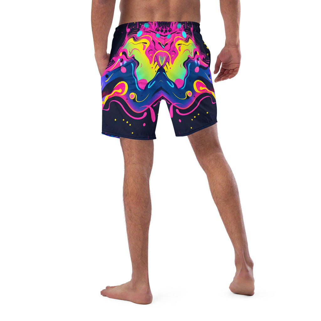 Galaxy Trip Swim Trunks For EDM Rave Festival Outfit Clothing