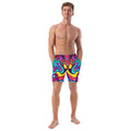 Alien Vision Swim Trunks For EDM Rave Festival Outfit Clothing