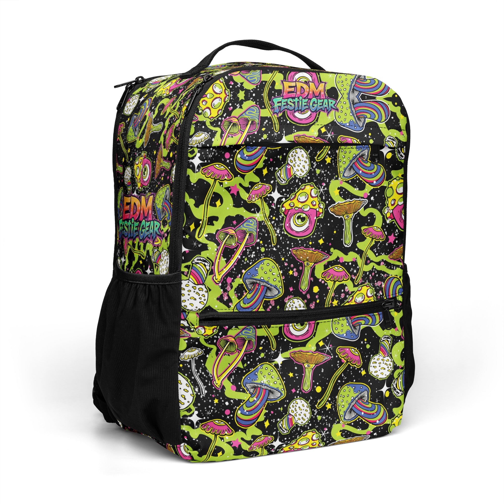 Trippy Space Shroom Utility backpack