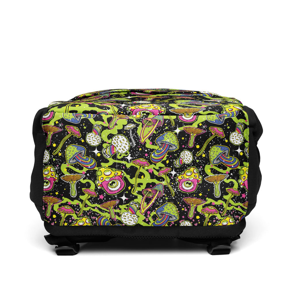 Trippy Space Shroom Utility backpack