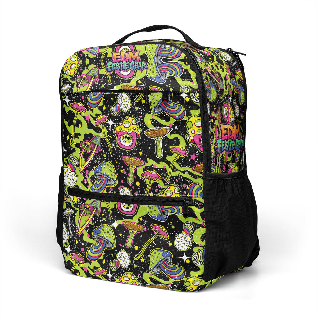 Trippy Space Shroom Utility backpack