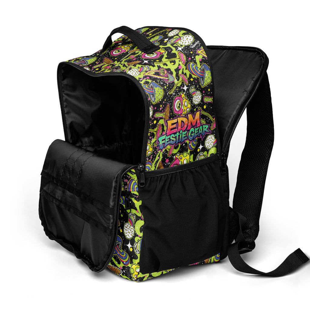 Trippy Space Shroom Utility backpack