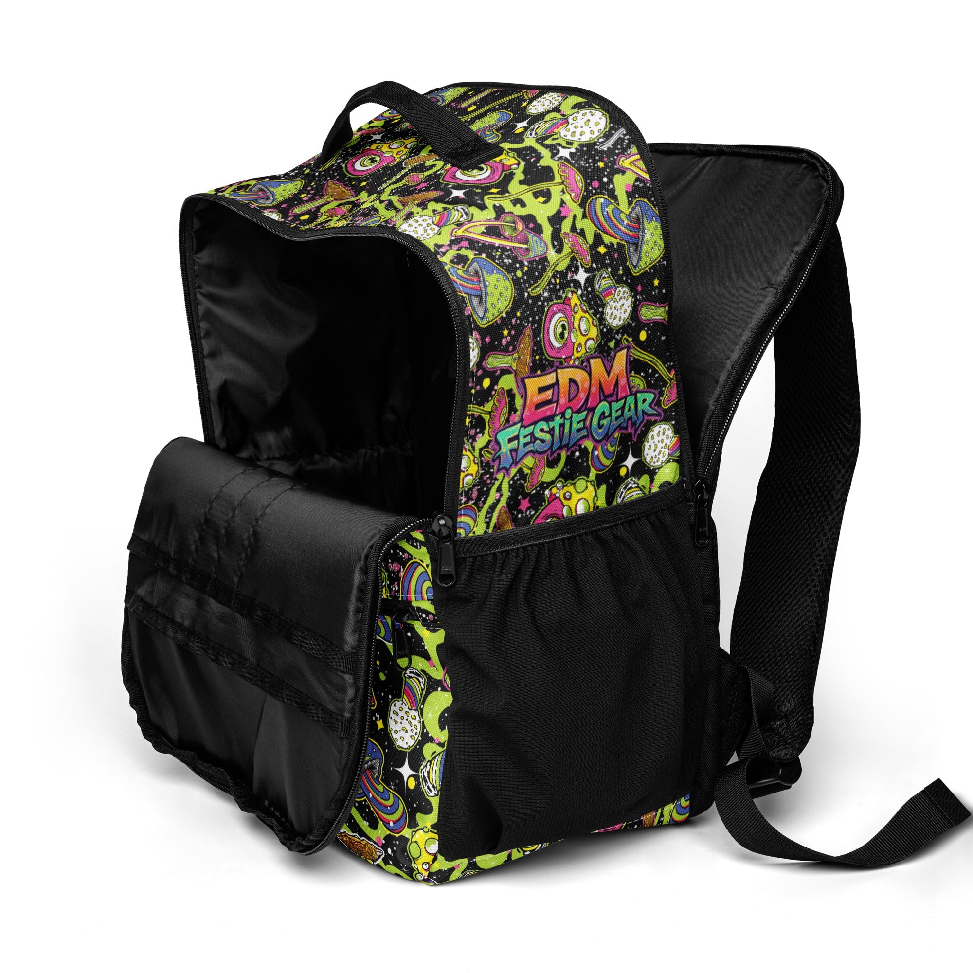 Trippy Space Shroom Utility backpack