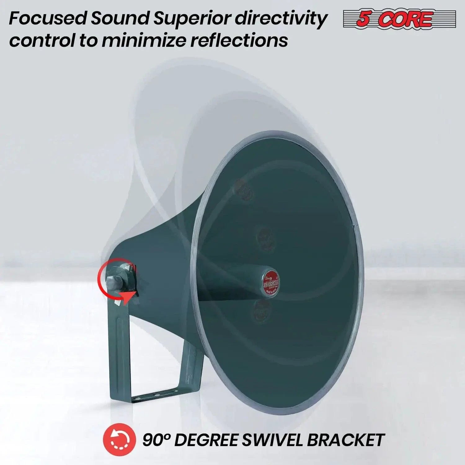 All-Weather 16-inch PA Speaker Horn