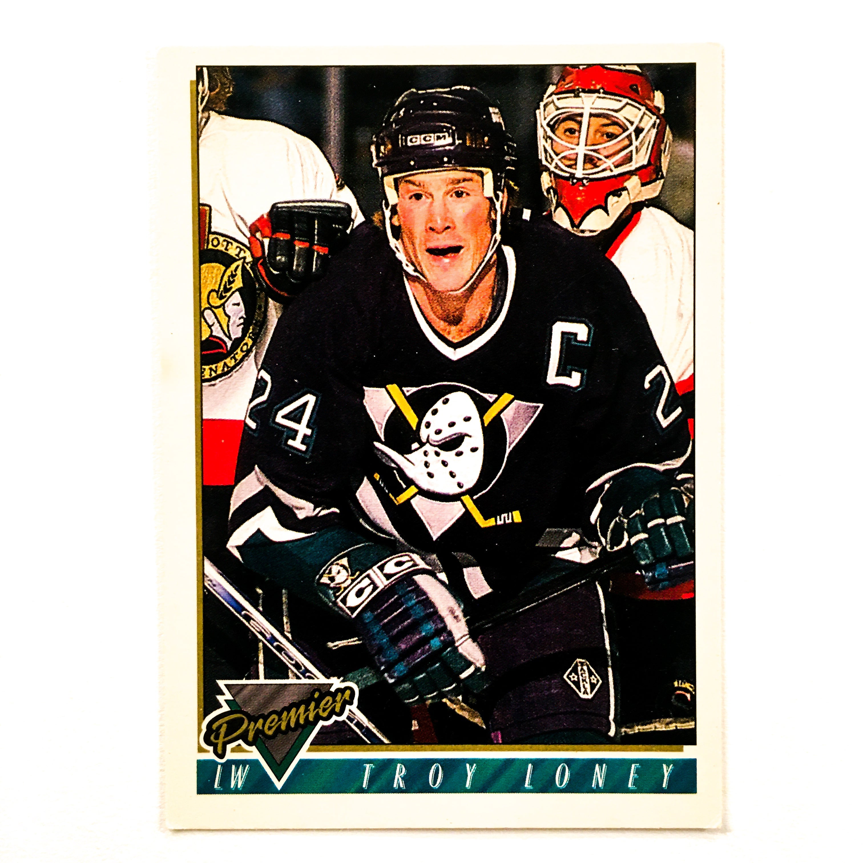 Anaheim Mighty Ducks Hockey Card Belts