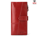 Genuine Leather Phone Bag for Women – RFID Crossbody Wallet with Card Slots