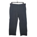 Haggar Mens 42X32 Black 100% Cotton Flat Front Mutli Pocket Corduroy Pants