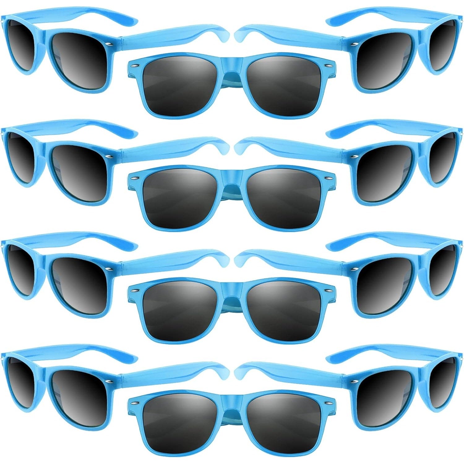 New Morcheiong 11pc Kids Blue Frame Pack Party Sunglasses Party Favors