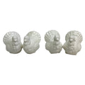 Vintage White Ceramic Thanksgiving Turkey Salt Pepper Shaker Candle Holders