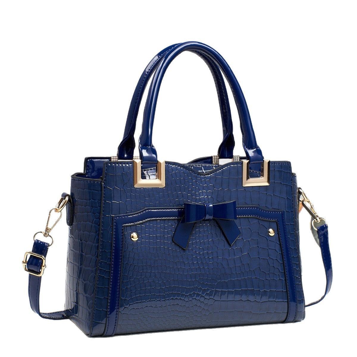 PU Leather Tote & Clutch Set