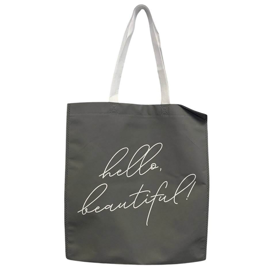 New Upcycled Hand Printed Reality is Wrong Dreams Are Real Shopper Tote Bag