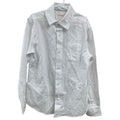 New Cat & Jack Boys Medium (8) PolyCotton Long Sleeve Button Up White Shirt