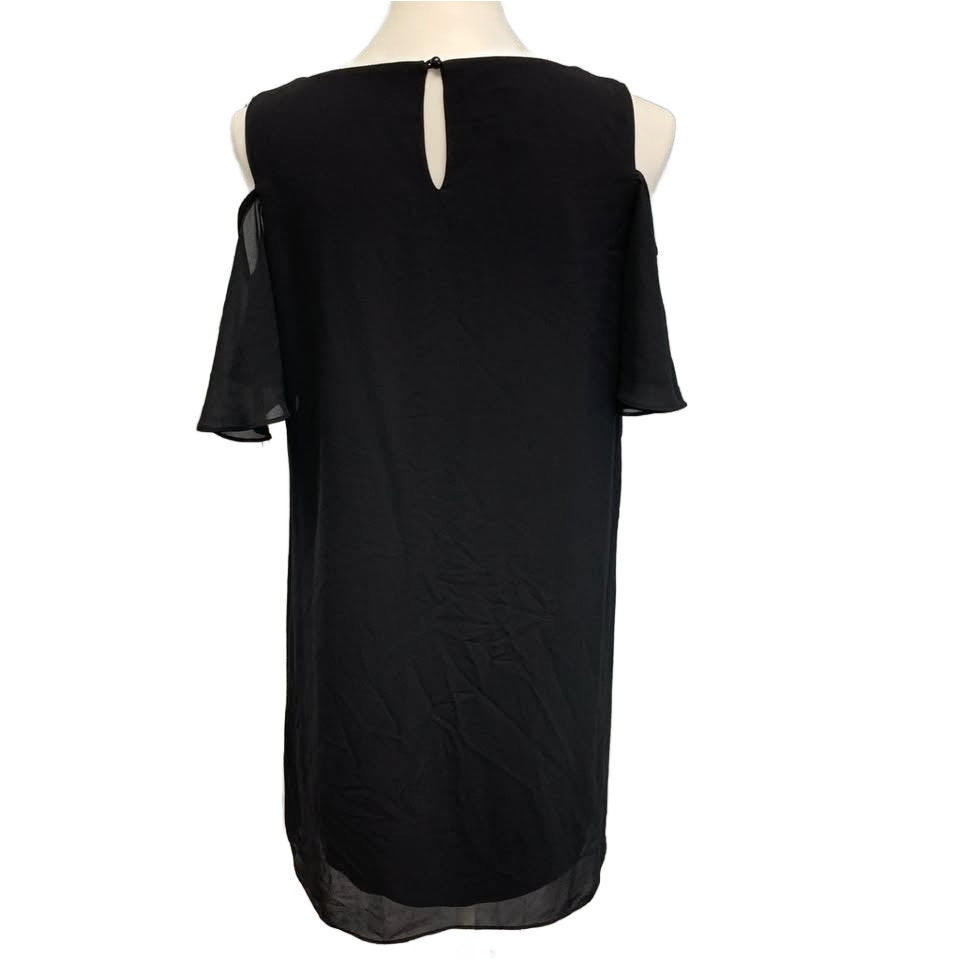 By & By Womens Large 100% Polyester Scoop Neck Cold Shoulder Sheath Dress