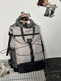 Fashion Personality Nylon Backpack Men's Large Capacity