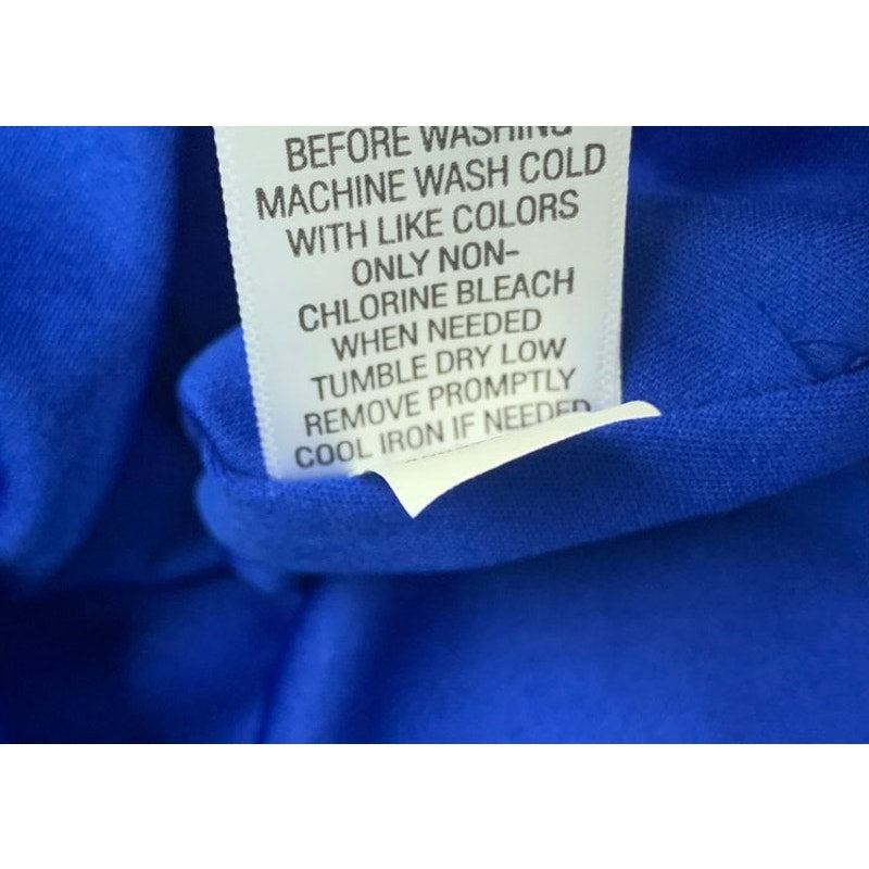 Apt 9 Womens Medium Sleeveless Pleated Ruffle Royal Blue Deep V Sheath Dress