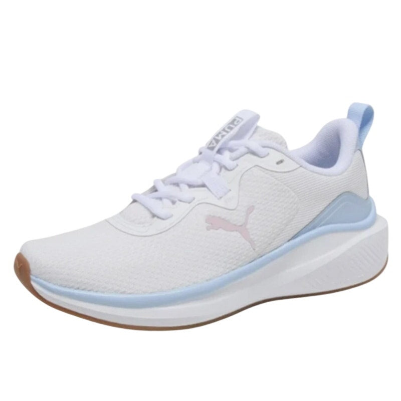 New In Box Puma Womens Size 8.5 White Blue Lace Up Skyrocket Sneaker Shoes