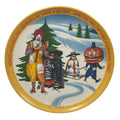 Vintage 1977 Ronald McDonald Hamburglar Big Mac Plastic Children's Dinner Plate