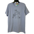 New Hand Printed Womens Small Bluey Bingo Easter Egg Short Sleeve Tee Shirt