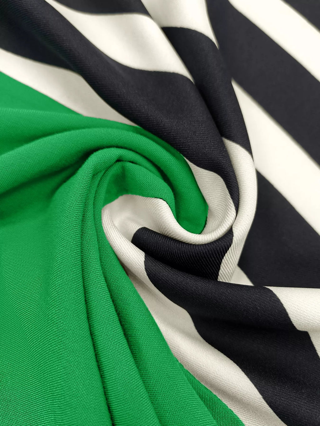 Color Block Striped Long Sleeve Midi Dress