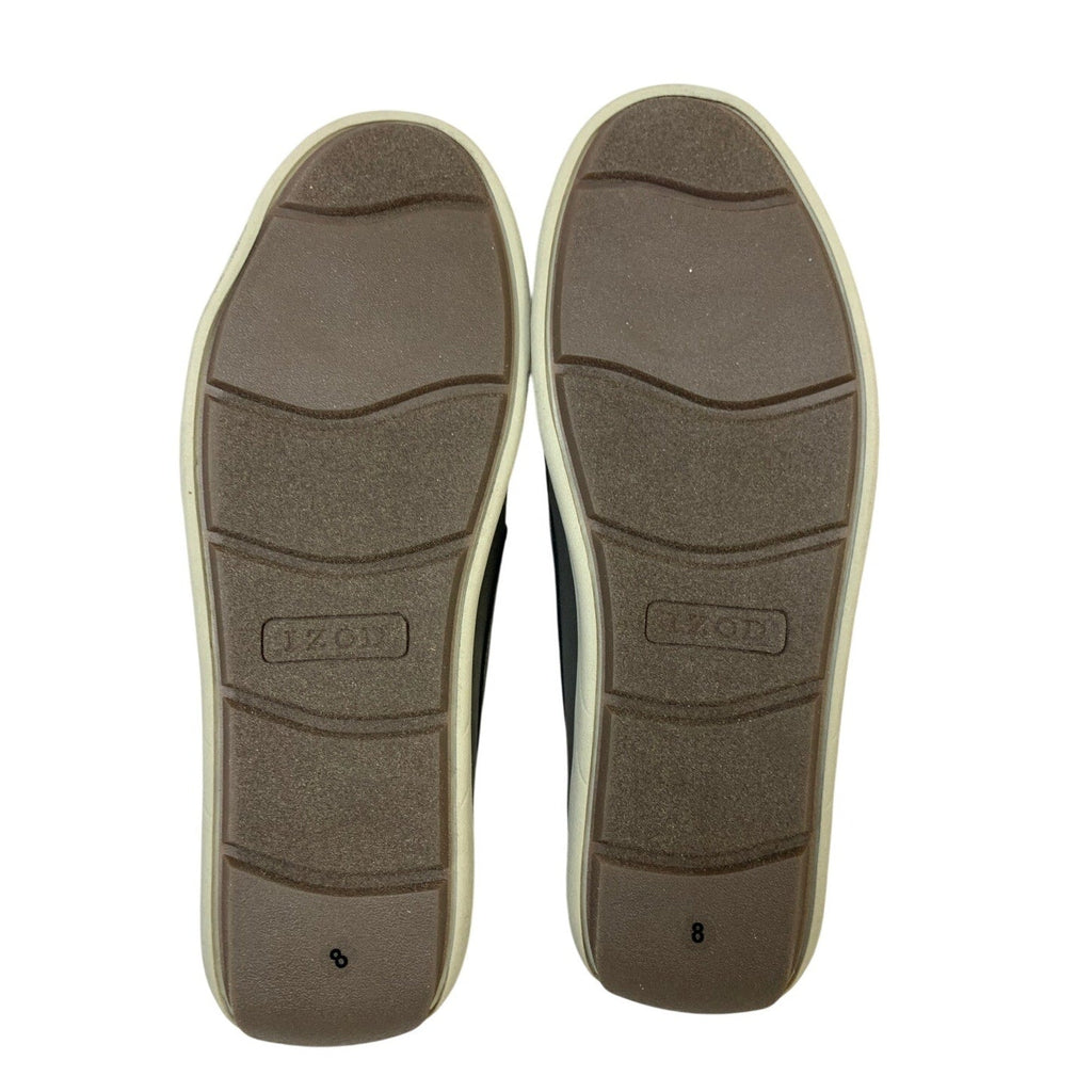 IZOD Mens Size 8 Gray Seapoint Slip On Loafers Round Toe Memory Foam Shoes