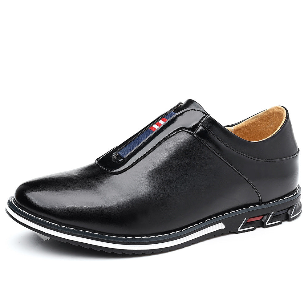 Men's Slip-On Casual Leather Shoes | Wax PU Upper | Round Toe | Sizes EU 39–48