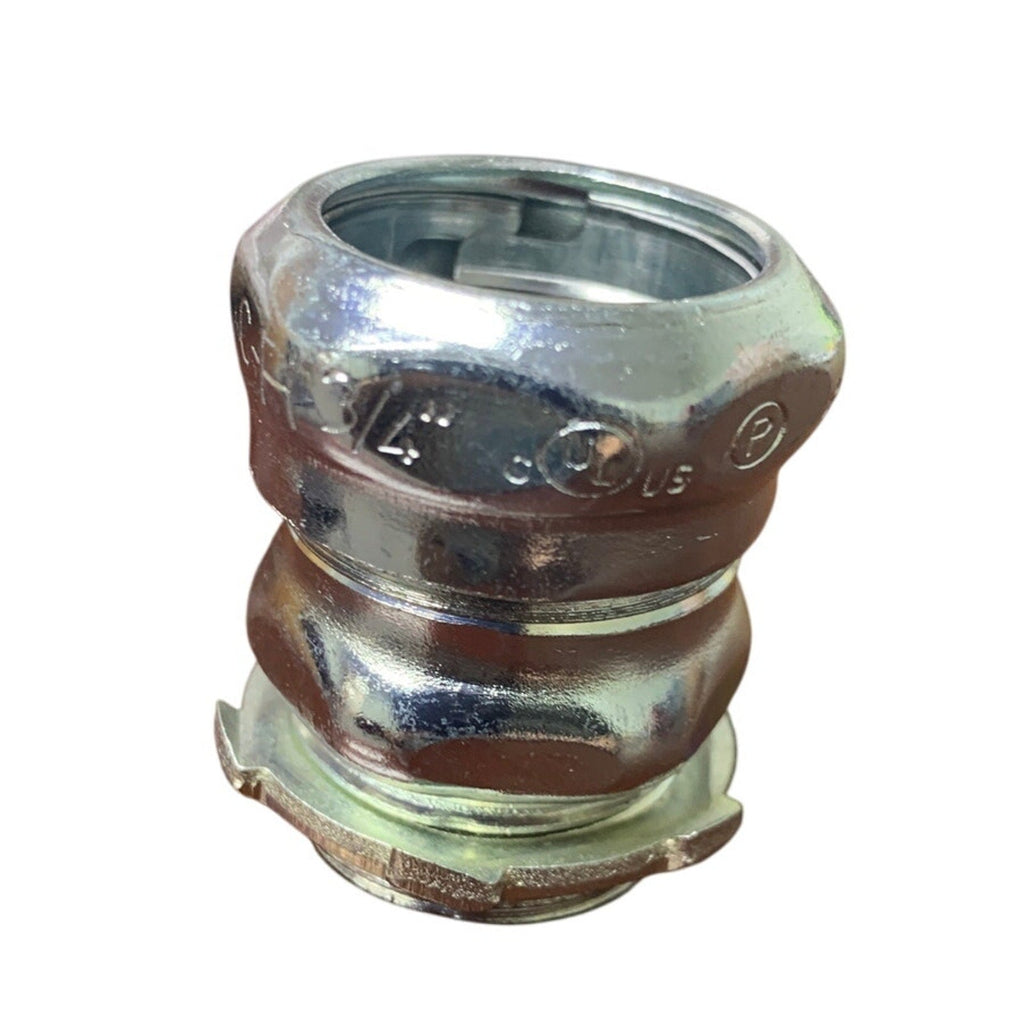 5 New Open Box Eaton 3/4" 651S Compression Connector EMT Concrete Tight Fittings