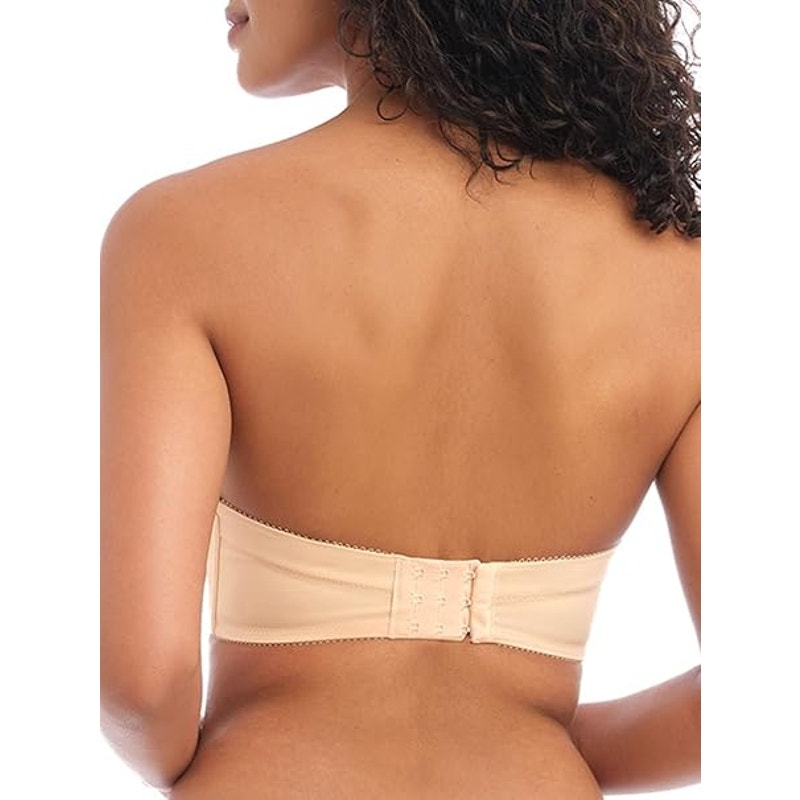 NWT New Freya Womens 36F Deco Underwire Padded Removeable Straps Strapless Bra