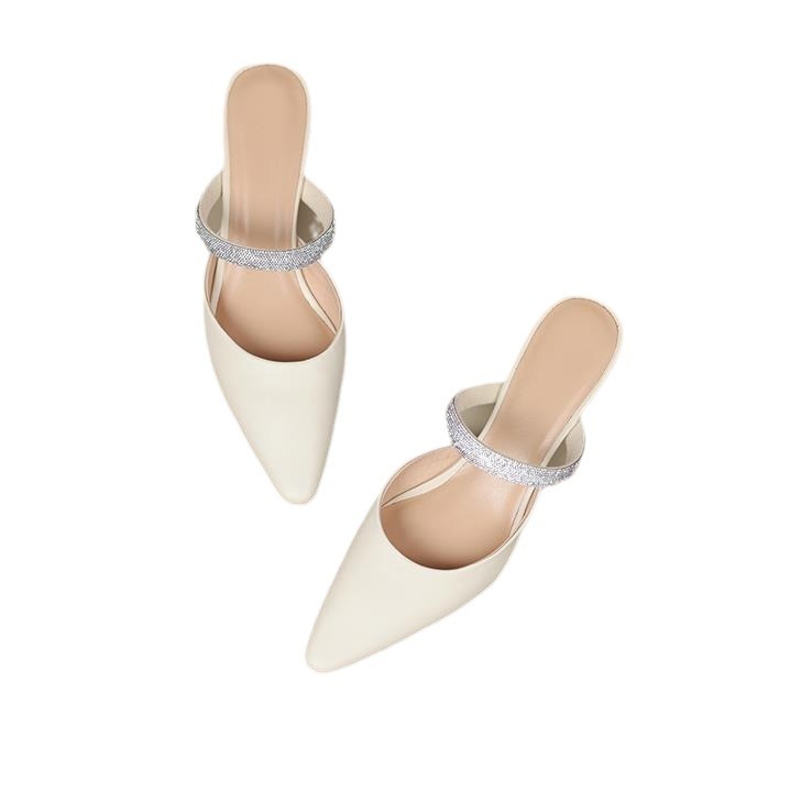 Women's Rhinestone Stiletto Heels – Closed Toe Dress Shoes | Sarah Express