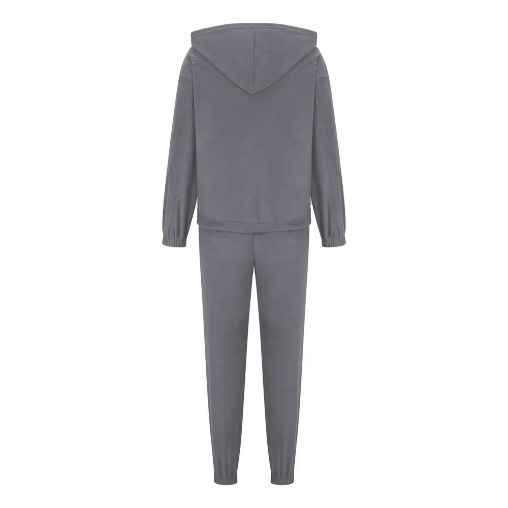 Zip Up Long Sleeve Hoodie and Joggers Set