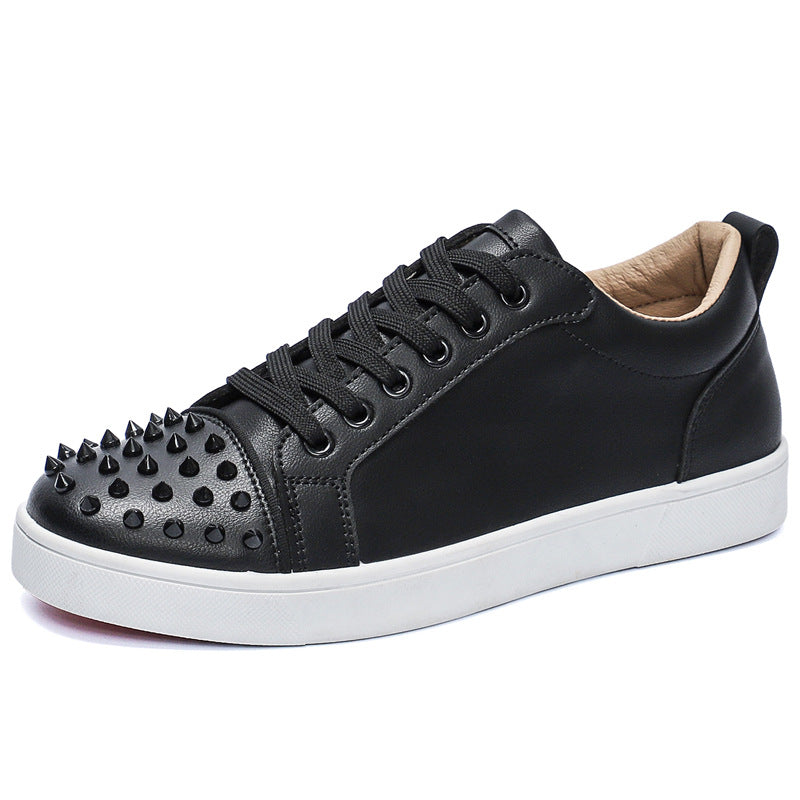 Men's Casual Sneakers - Stylish Low-Top Lace-Up Shoes for Spring & Summer