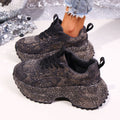 Women's Height-Increasing Platform Sneakers - Thick Sole Casual Shoes