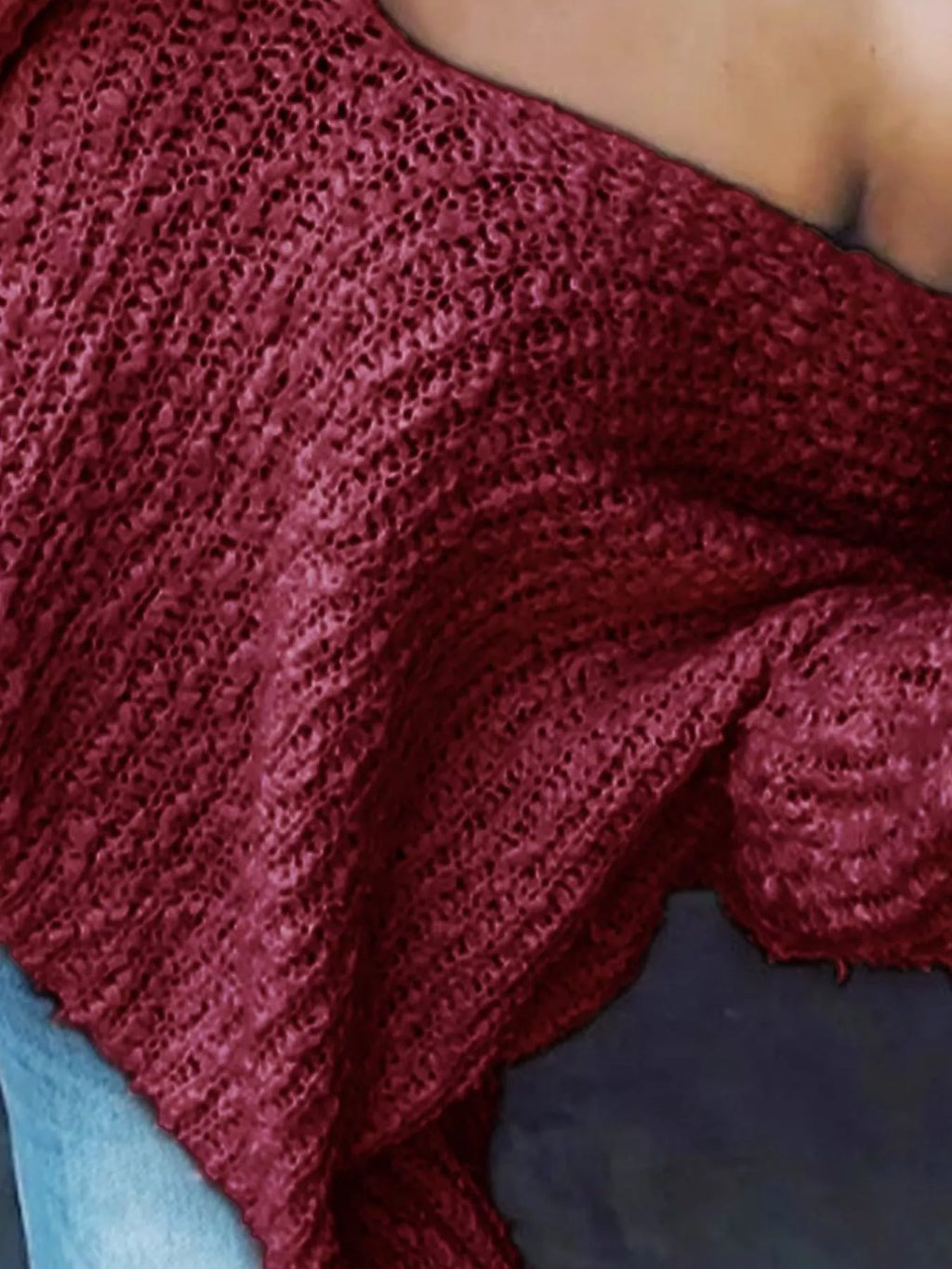 Loose Fit Long Sleeve Sweater