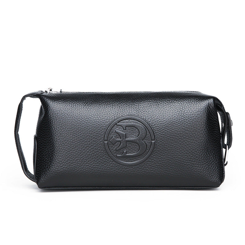 Men's Genuine Cowhide Leather Bag – Waterproof Business Commuter Bag