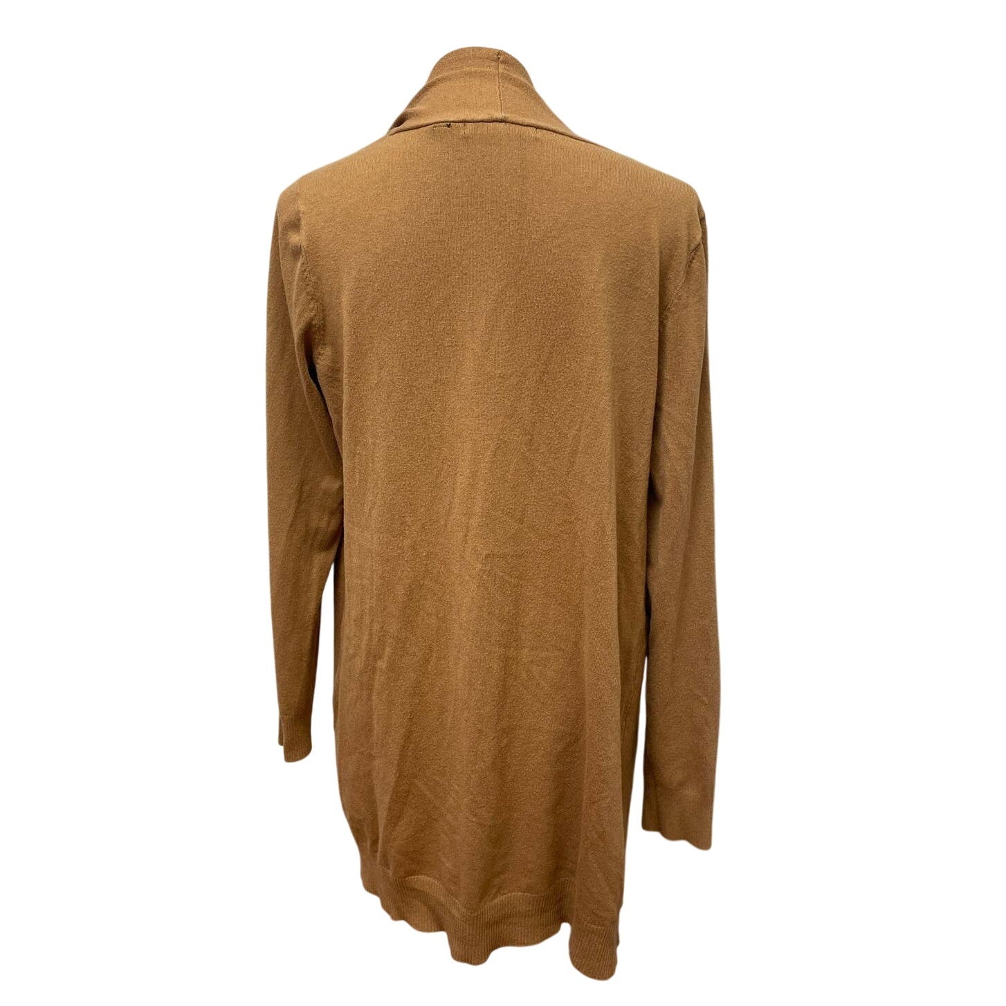 Cyrus Womens Large Acrylic Long Sleeve Open Front Long Cardigan Sweater