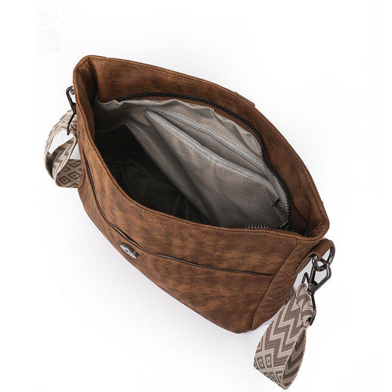 Textured Underarm Bag - Urban Minimalist PU Leather Shoulder Bag for Women