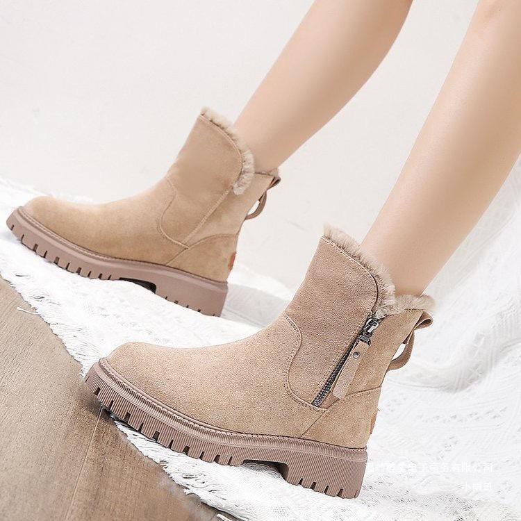 Women's Thick Insulated Snow Boots | Sherpa Lined Mid-Calf Winter Boots