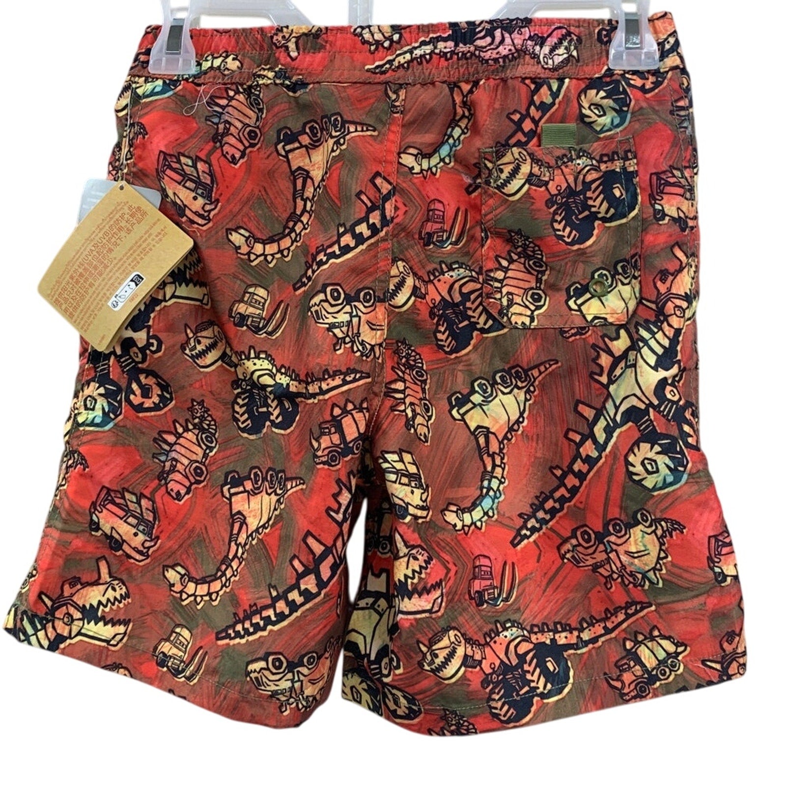 NWT New Disney Cars on the Road Boys 5/6 Lined UPF 50+ Swim Swimming Trunks
