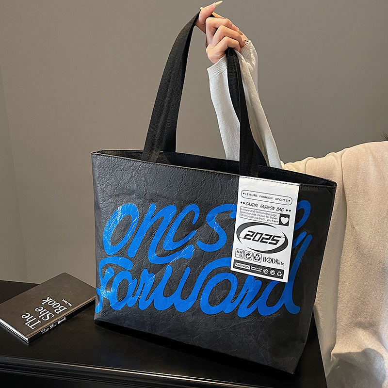 Multifunctional Waterproof Tote Bag | Shoulder & Hand Carry | Black & Khaki