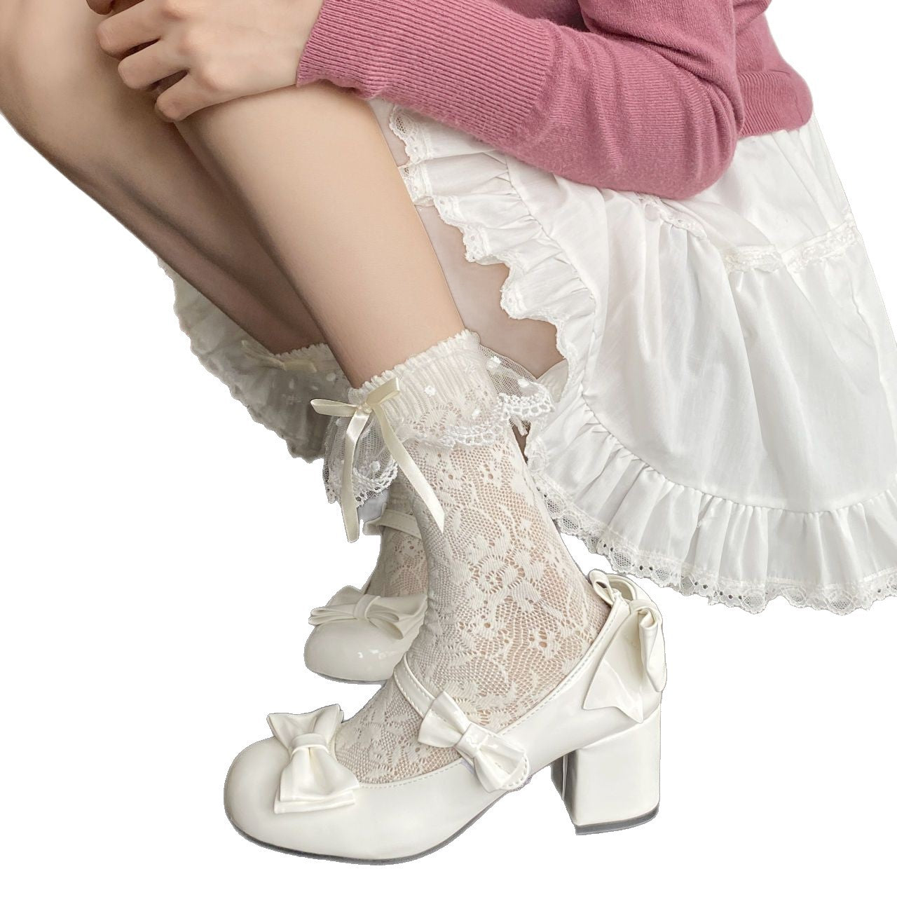 Women's Round Toe Ballet Flats with Bow & Ankle Strap | Casual Flat Shoes for Everyday Wear