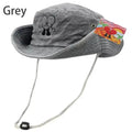 Chic Embroidered Travel Hat