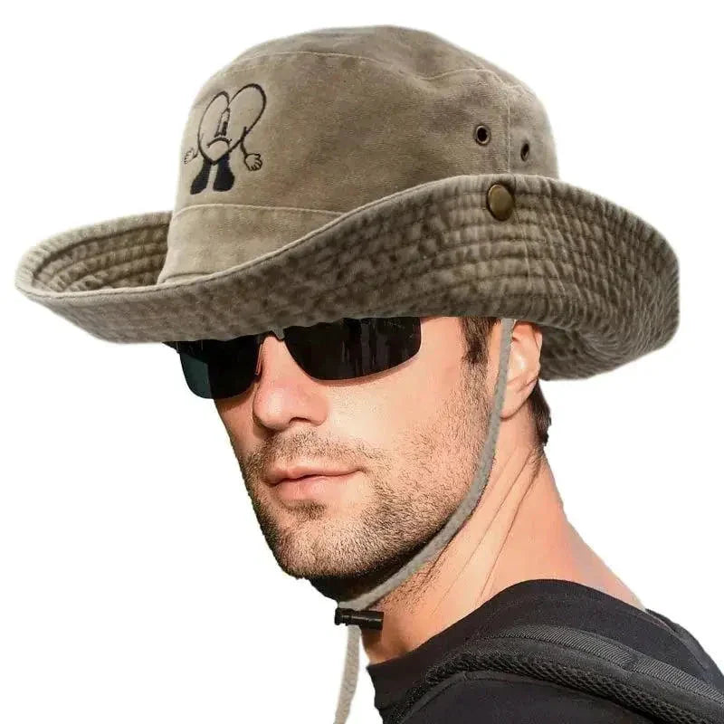 Chic Embroidered Travel Hat