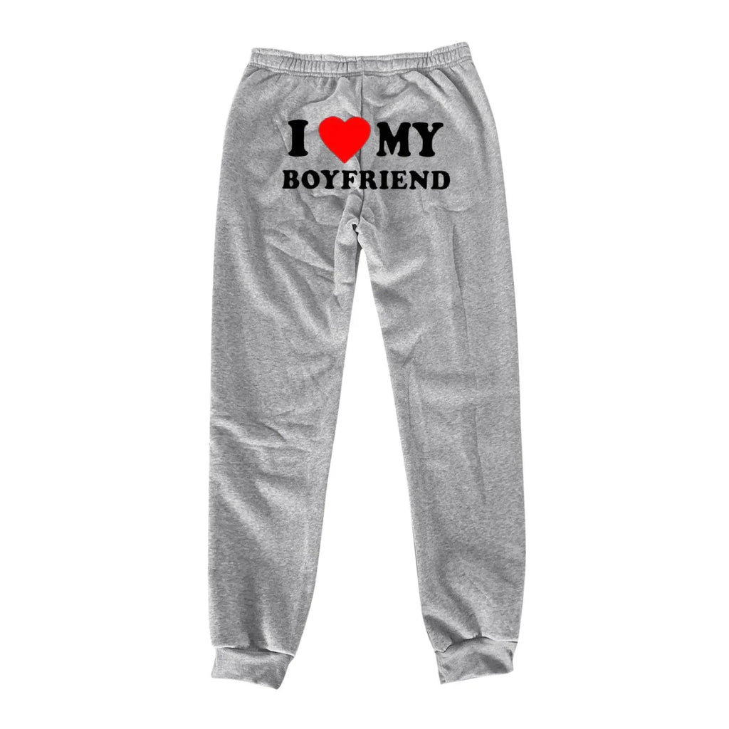 Chic Love Print Trousers